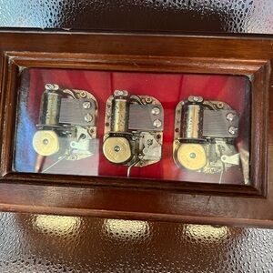 Vintage Toyo Music Box Wood Glass Top Play Love Story Lara’s Theme Romeo &Juliet